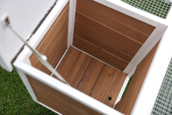 KERBL Freilaufgehege mit Unterschlupfhaus